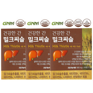 GNM자연의품격 건강한 간 밀크씨슬 900mg x 30정 x 3개