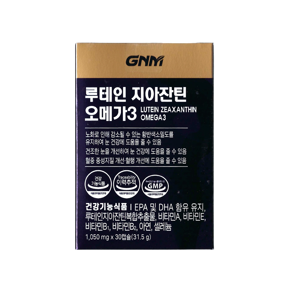 GNM자연의품격 루테인 지아잔틴 오메가3 1050mg x 30캡슐