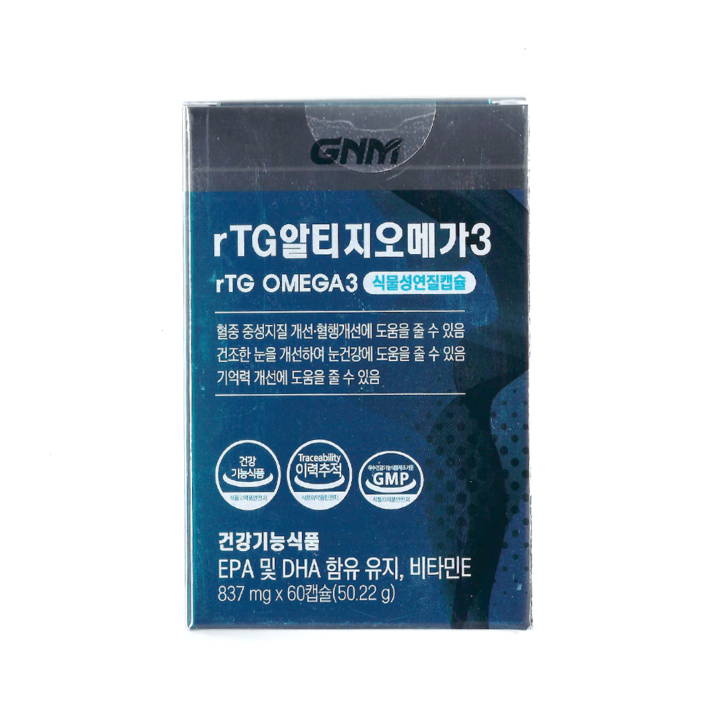 GNM자연의품격 알티지 오메가3 837mg x 60캡슐