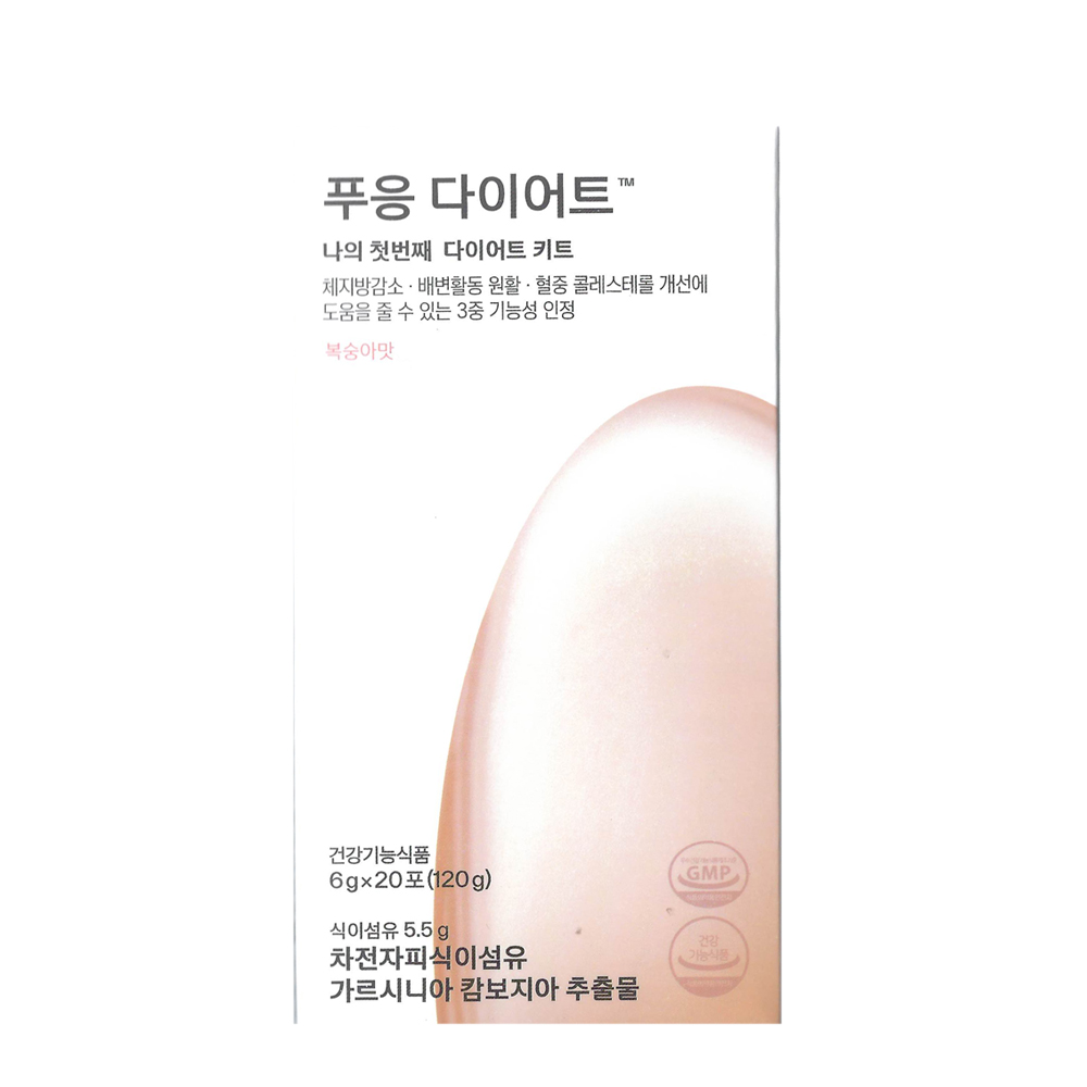 닥터블릿 푸응 다이어트 복숭아맛 6g x 20포