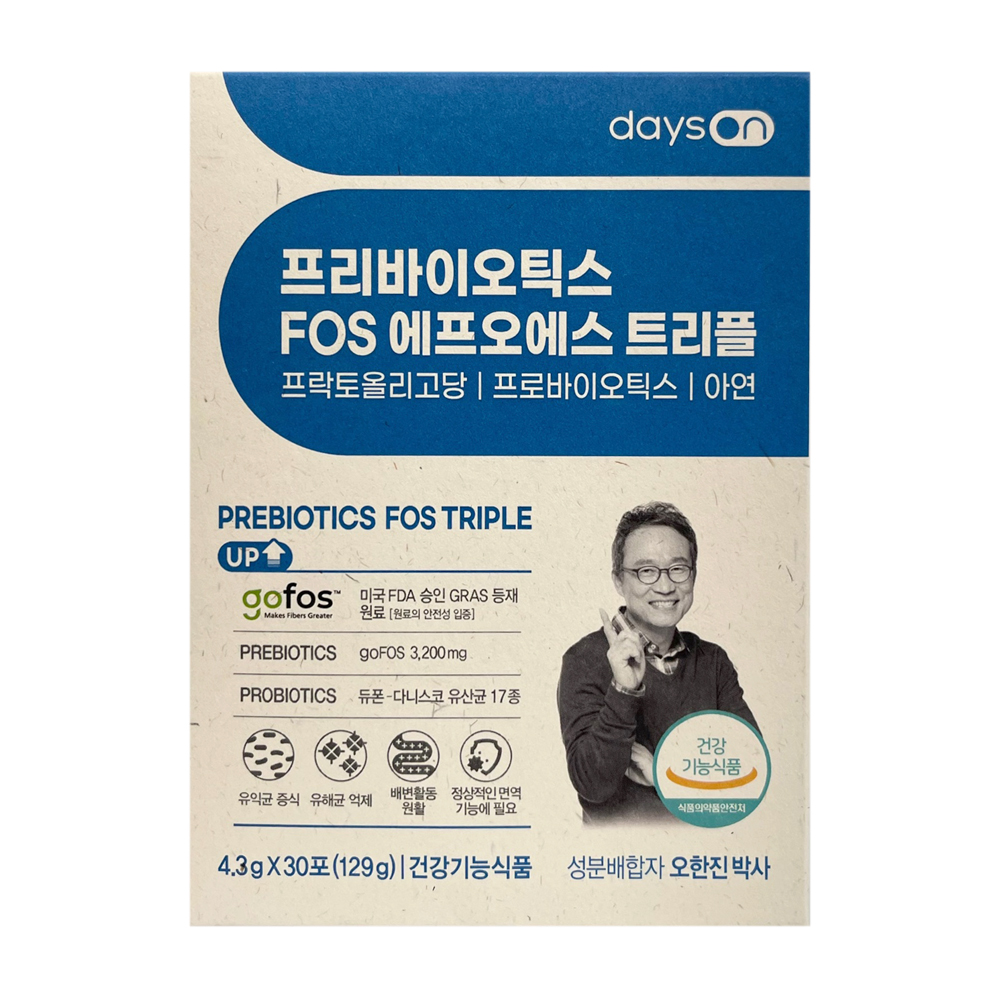 데이즈온 프리바이오틱스 FOS 트리플 4.3g x 30포