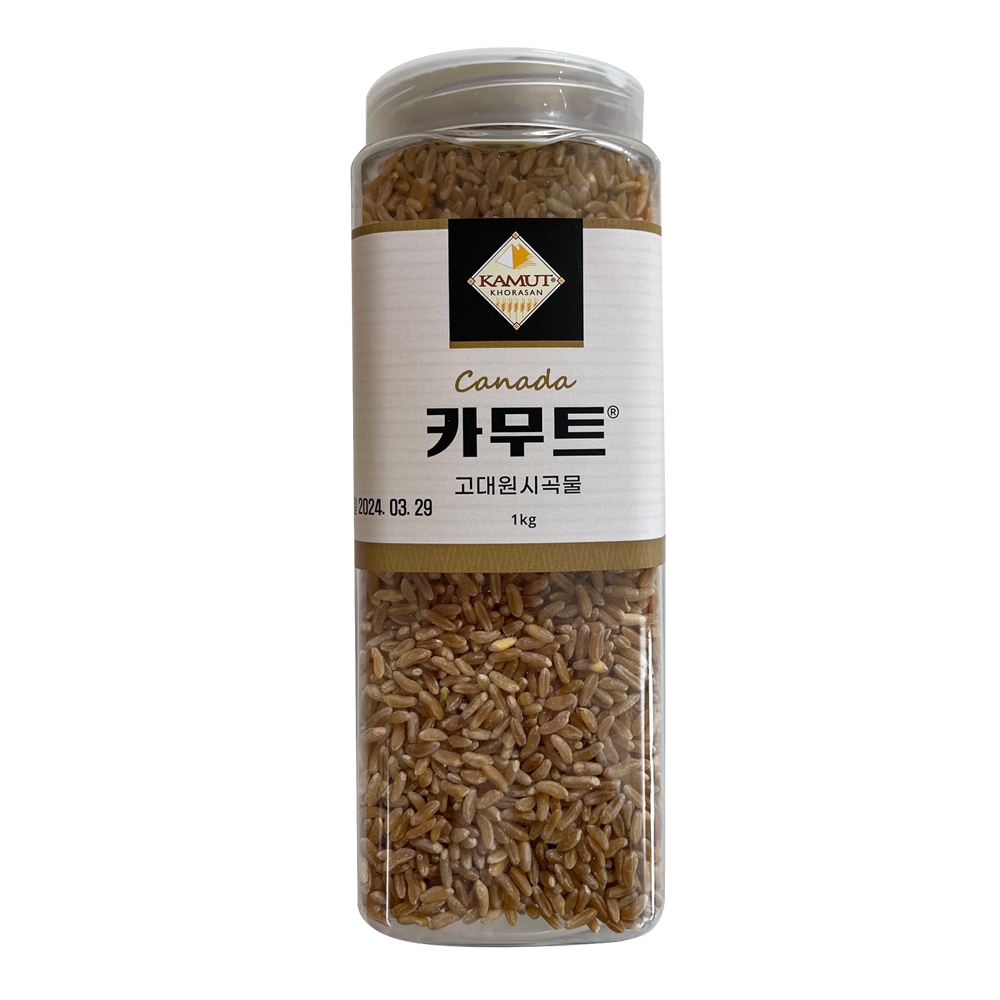 고대곡물 정품 카무트 쌀 1kg (용기)